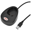 Scanner VIRTUOS HW-855A, bezdrátový se základnou USB, černý
